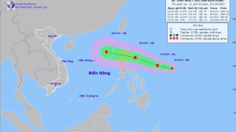 Tropical depression may strengthen into storm within two days